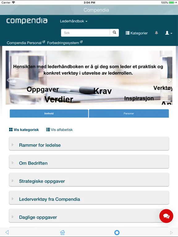 Zrzuty ekranu Compendia App iPad 