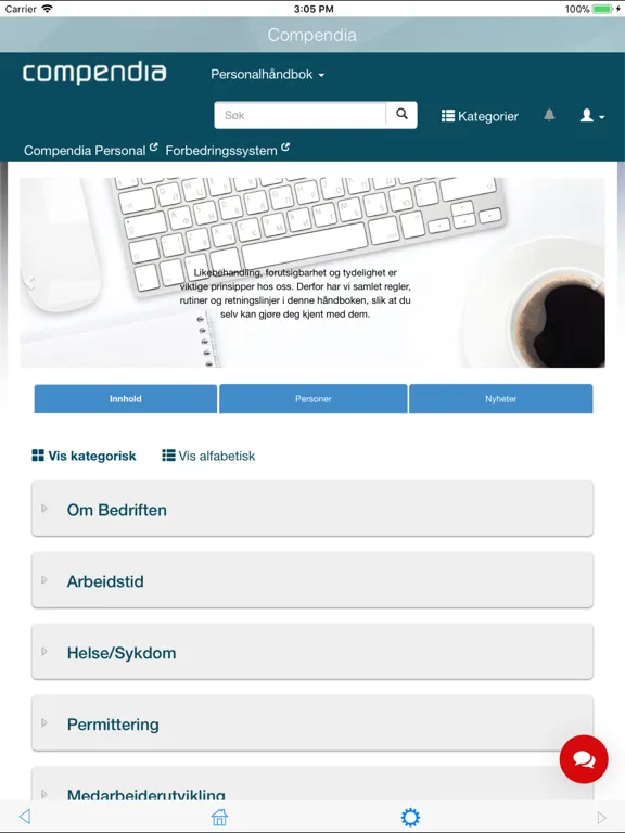 Zrzuty ekranu Compendia App iPad 