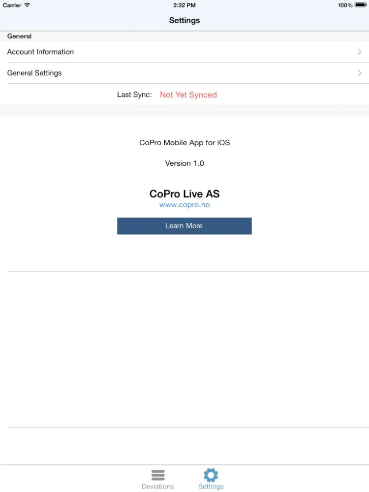 CoPro Deviation for SP2010 iPad 应用截图