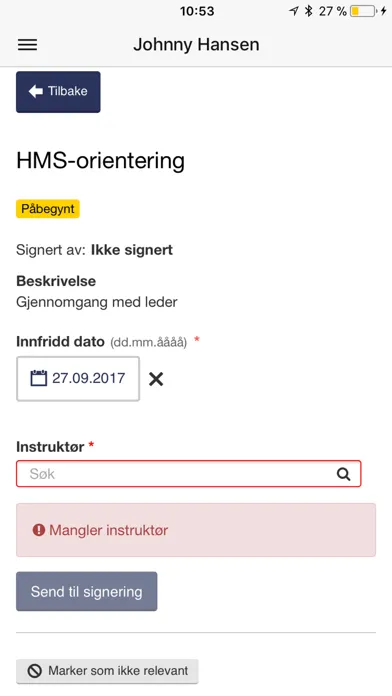 Screenshot di Dossier ProFile
