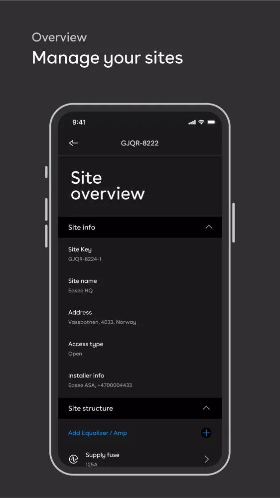 Easee Installer Screenshots