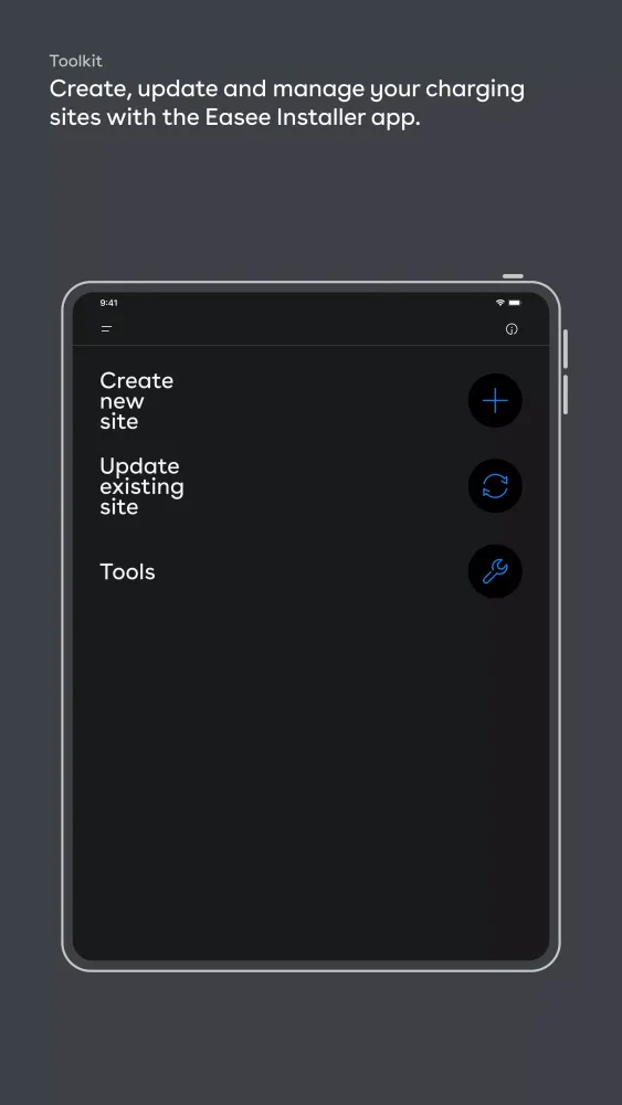Easee Installer Screenshots