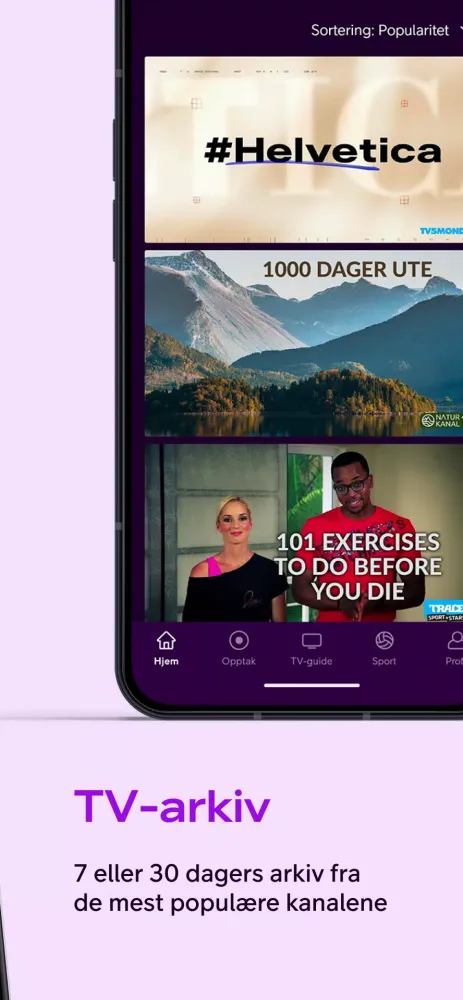 Captures d'écran de Telia Play