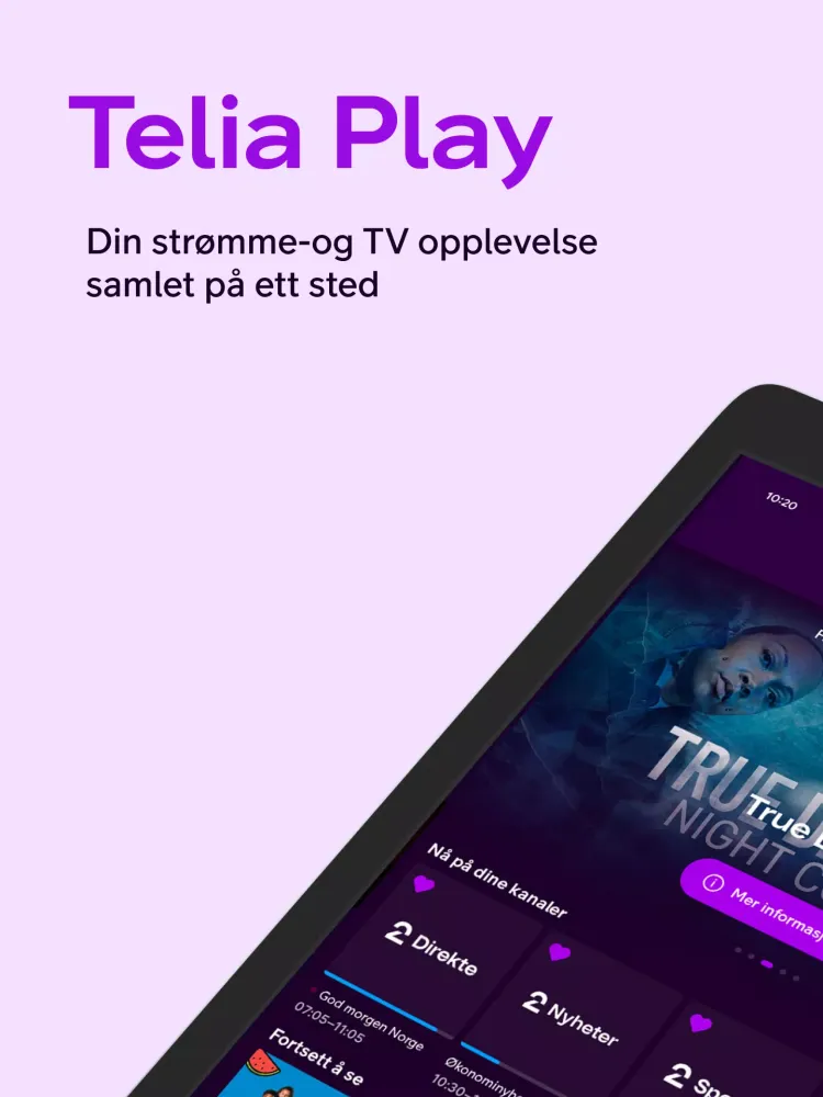 Captures d'écran de Telia Play