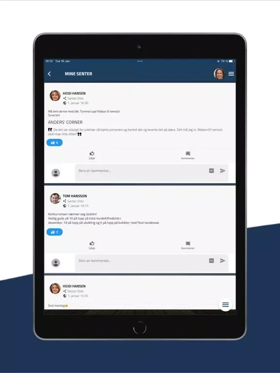 Excite iPad  Screenshots