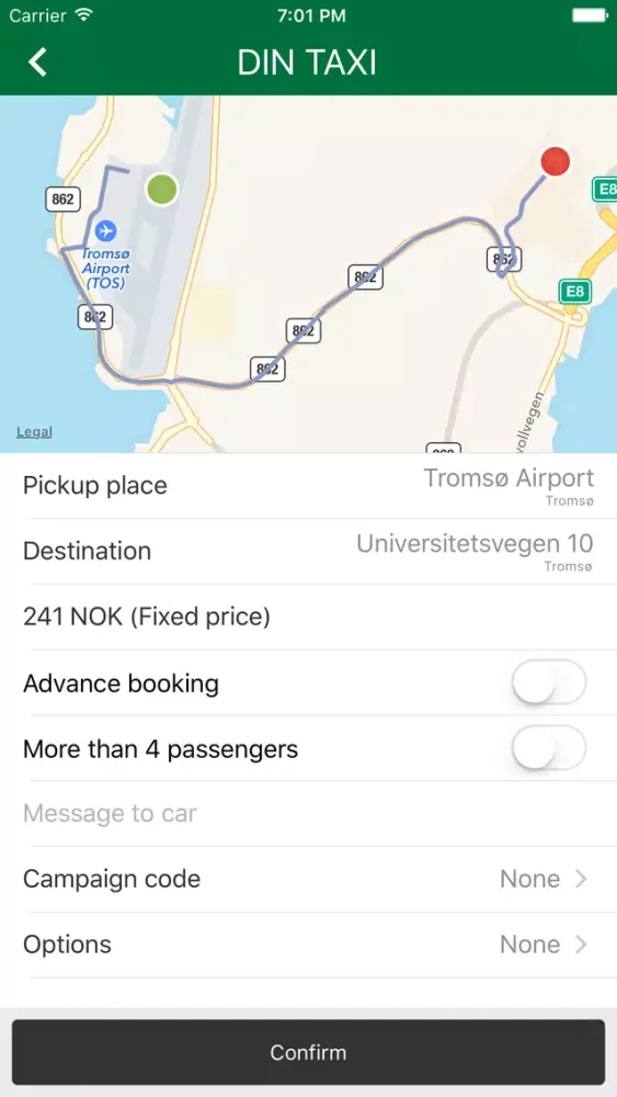 Captures d'écran de Din Taxi Fastpris