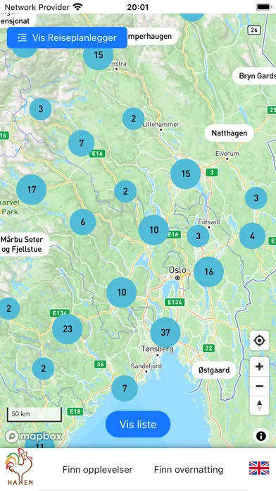 Tangkapan skrin HANEN - Norges bygdeperler