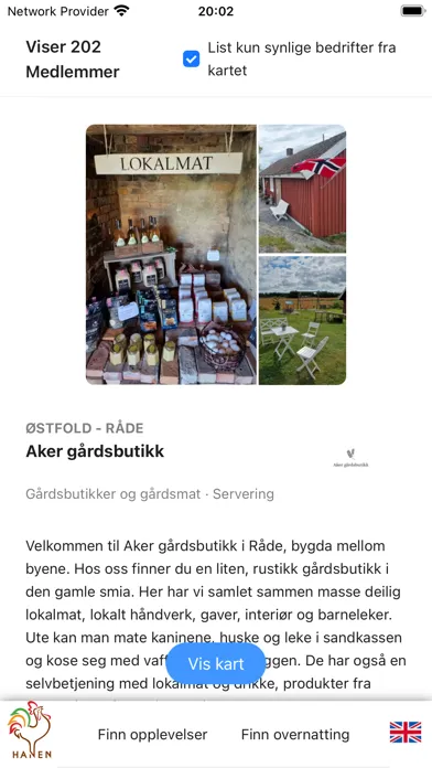Tangkapan skrin HANEN - Norges bygdeperler