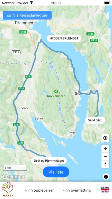 Tangkapan skrin HANEN - Norges bygdeperler