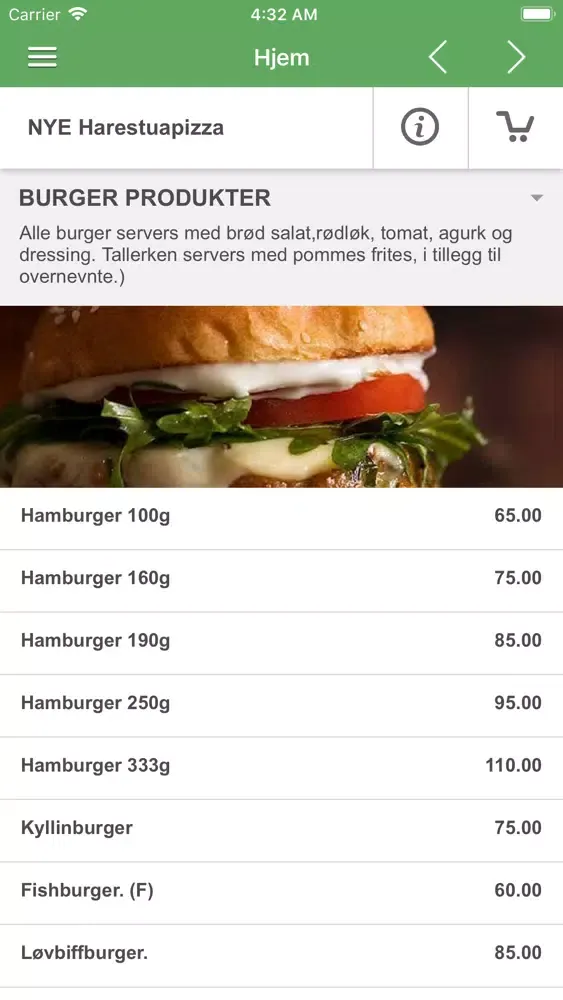 Capturas de pantalla de Nye harestuapizza