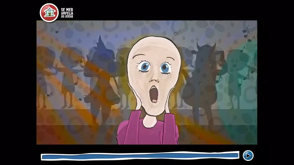 Zrzuty ekranu Dans med Amfelia og Oskar