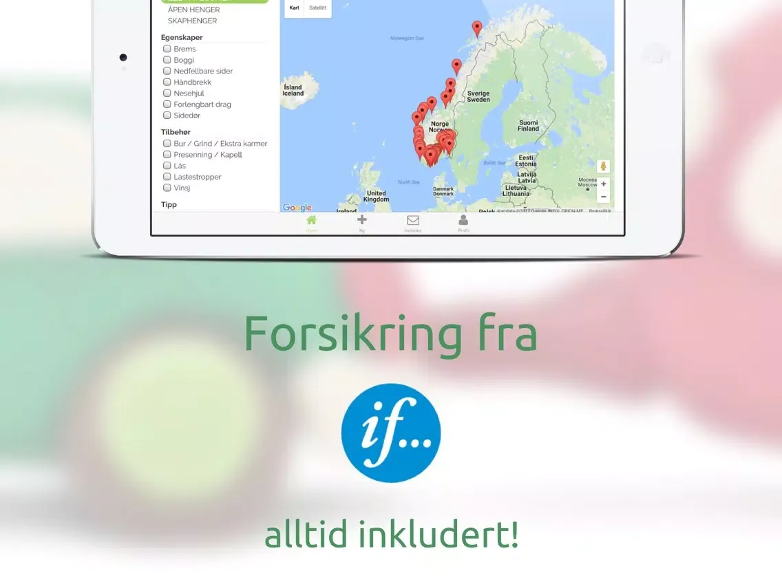 HengerDeling.no - Hengere i hele Norge iPad  스크린샷