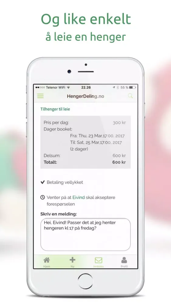 HengerDeling.no - Hengere i hele Norge 스크린샷