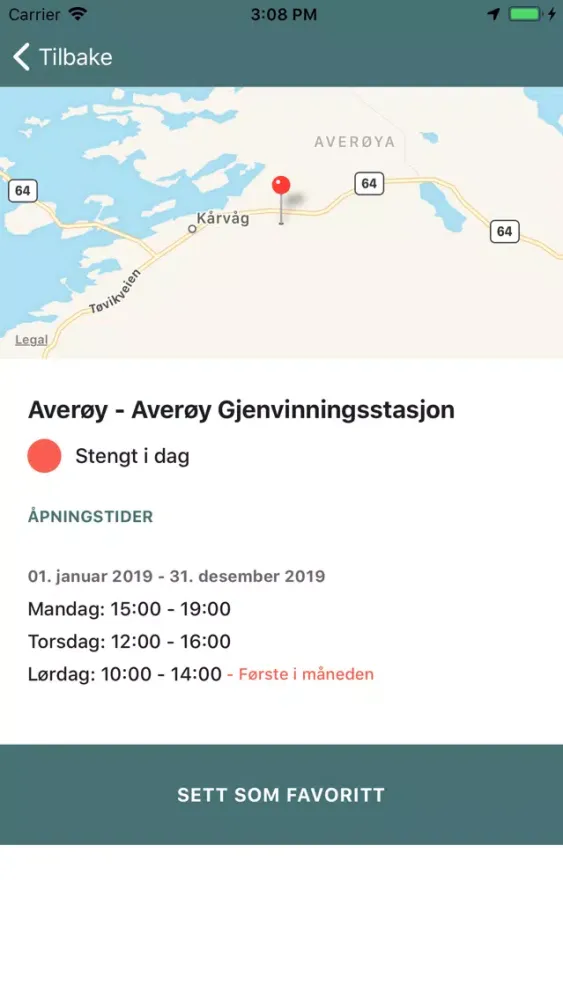 Tangkapan layar NIR Tømmekalender