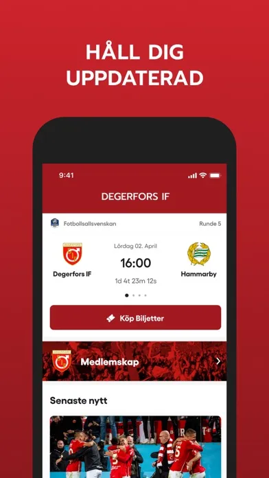 Ảnh chụp màn hình của Degerfors IF