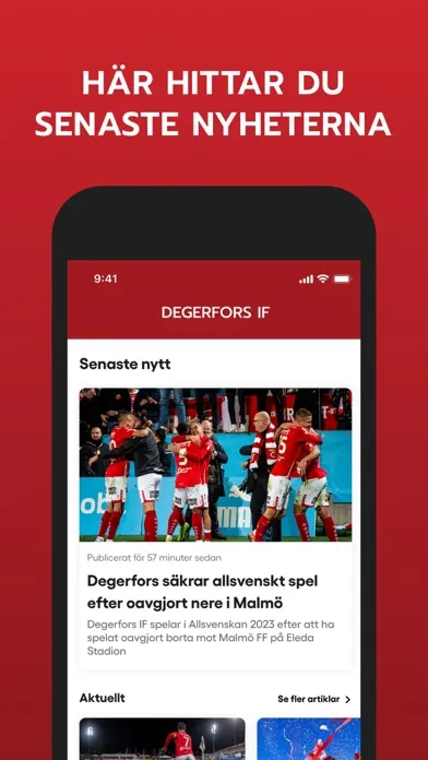 Ảnh chụp màn hình của Degerfors IF