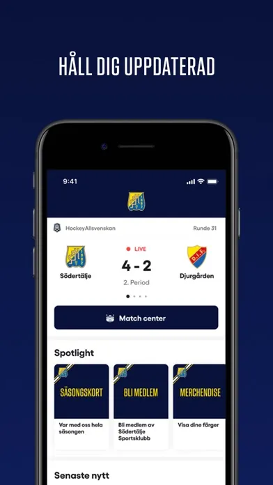 Södertälje SK 스크린샷