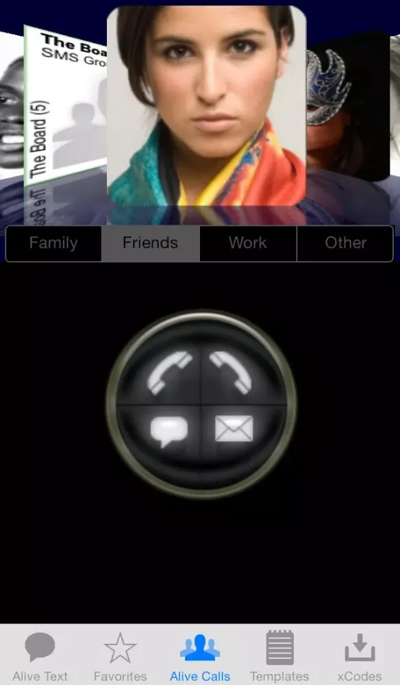 Alive Text Templates SMS Email Groups Screenshots