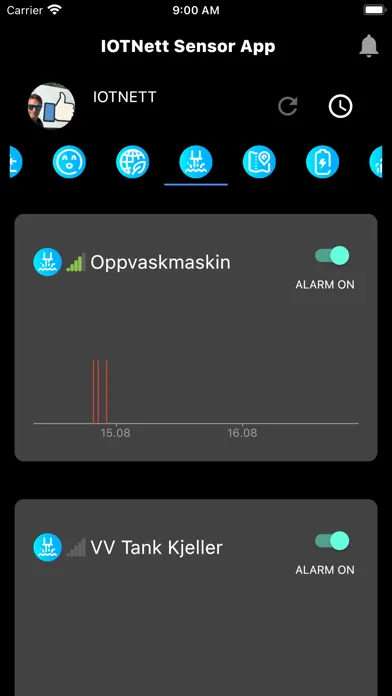 IOTNett Sensor App স্ক্রিনশট