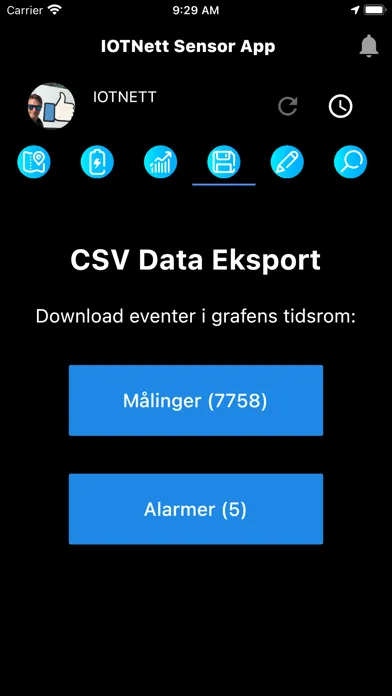 IOTNett Sensor App স্ক্রিনশট