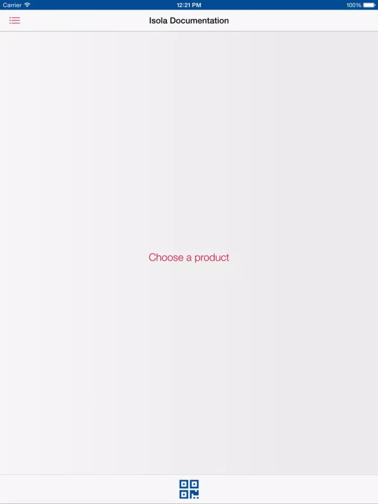 Isola product documentation iPad  سکرین شاٹس