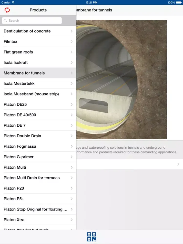 Isola product documentation iPad  سکرین شاٹس