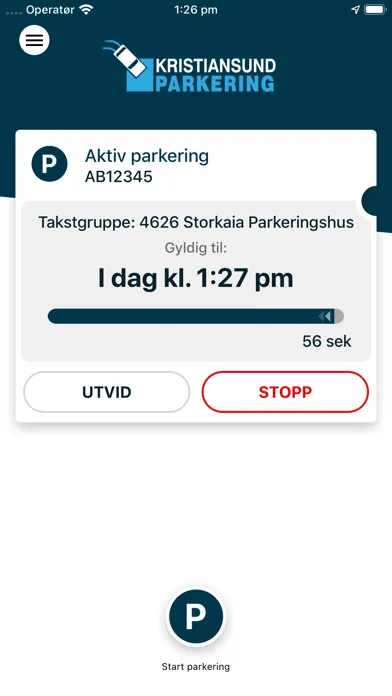 Ảnh chụp màn hình của Kristiansund Parkering