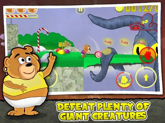 Zrzuty ekranu Candy Bear - Super Adventure iPad 