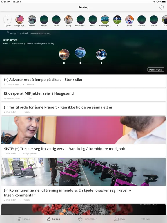 Capturas de pantalla de Kronstadposten iPad 