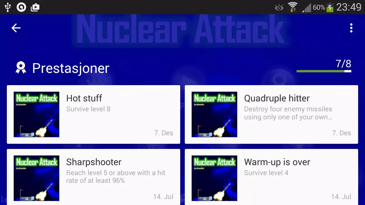 Capturas de pantalla de Nuclear Attack (free)