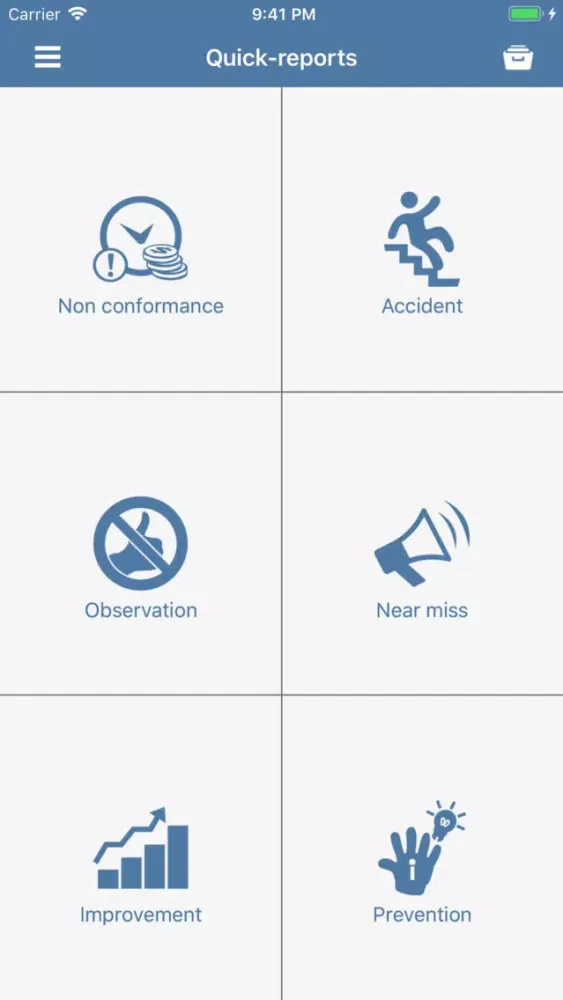 ภาพหน้าจอของ Noralf Reporting System
