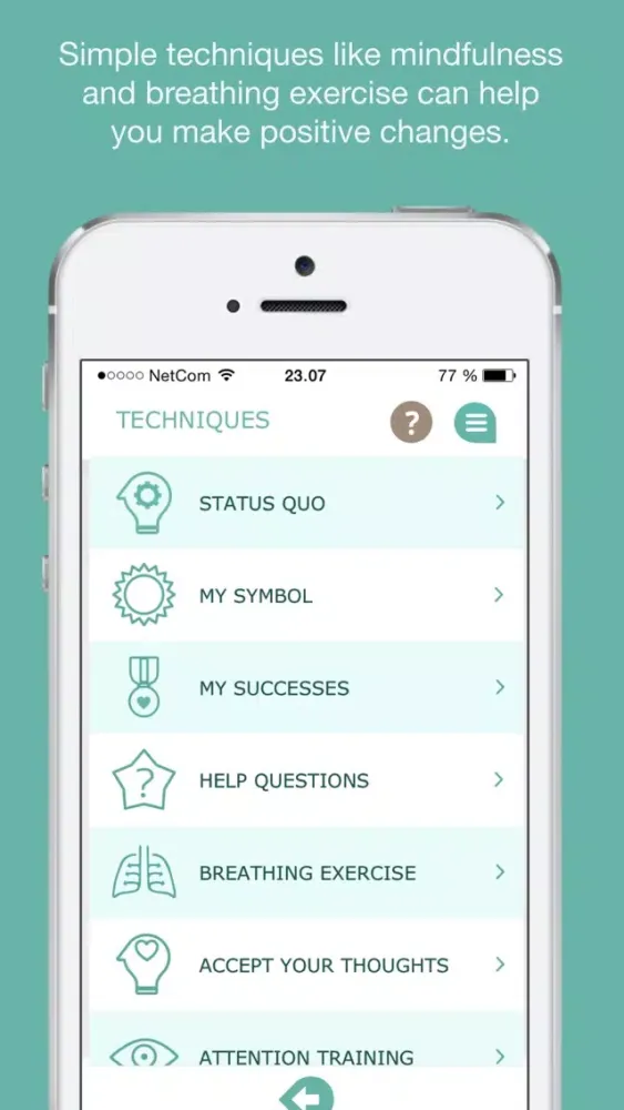 Mindfit. Screenshots