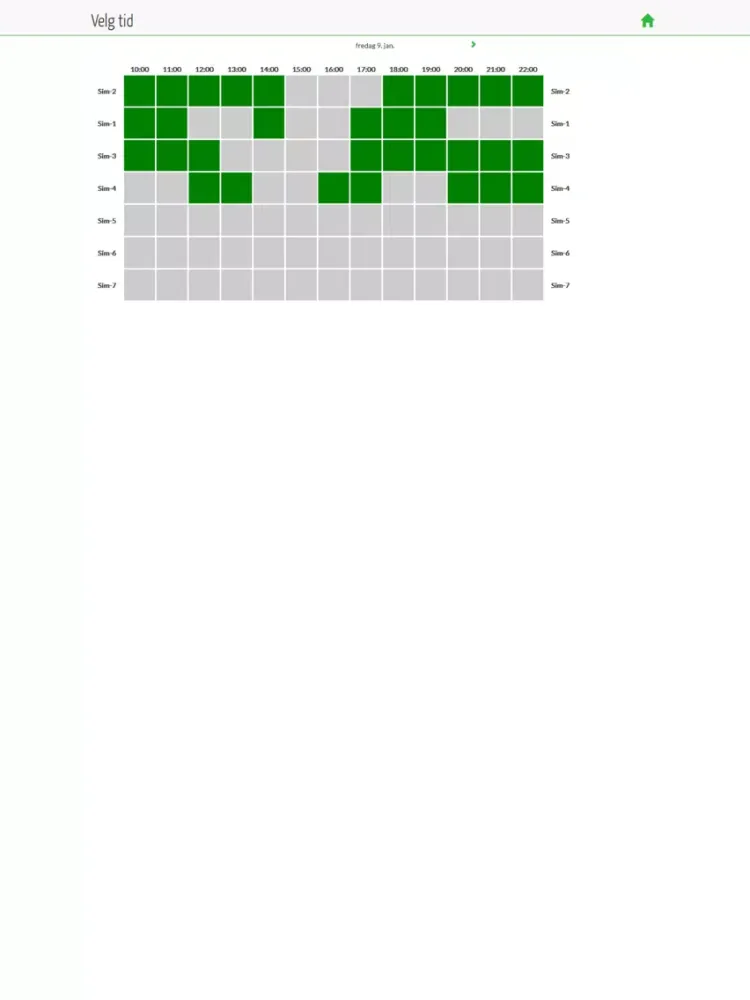 Zrzuty ekranu NetBooking iPad 