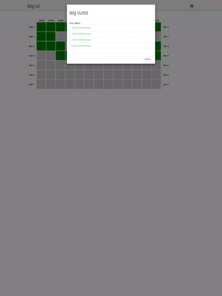 Zrzuty ekranu NetBooking iPad 