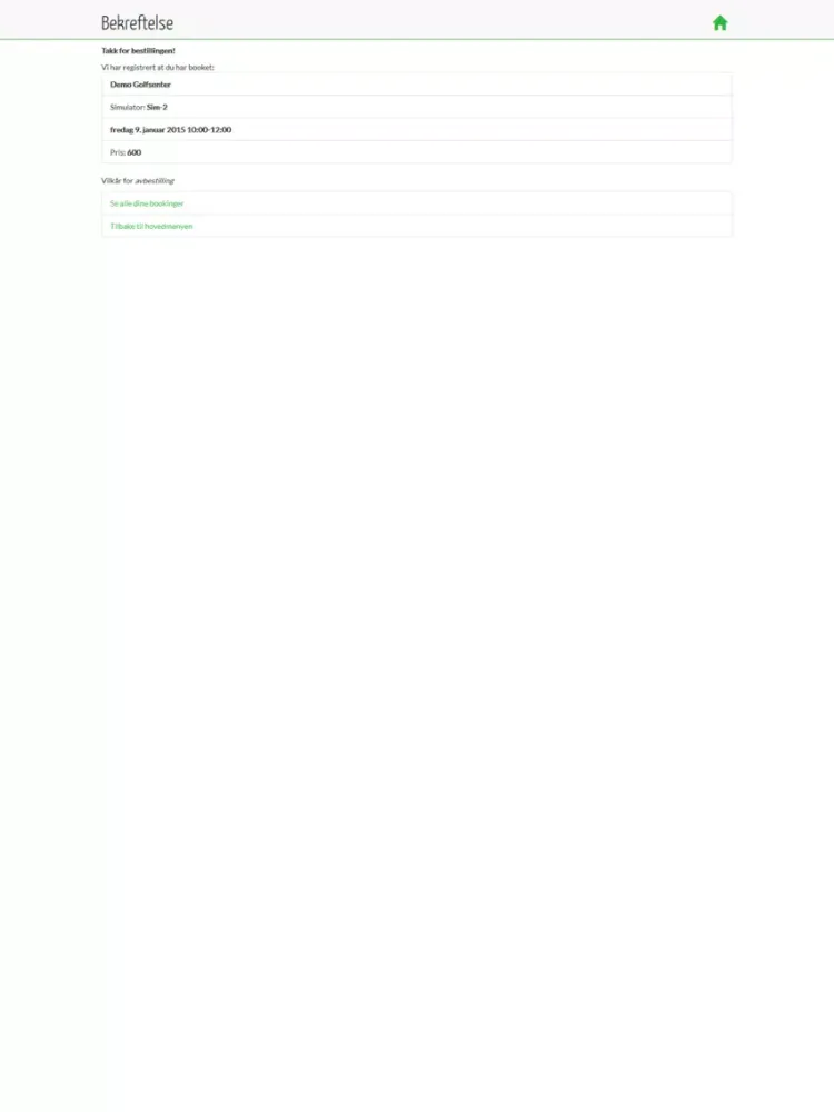 Zrzuty ekranu NetBooking iPad 