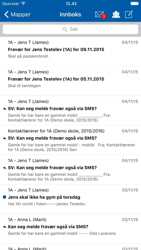 Meldeboka ansatt for Trondheim سکرین شاٹس