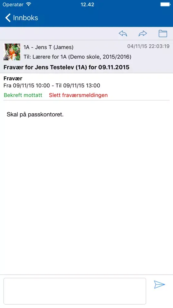Meldeboka ansatt for Trondheim سکرین شاٹس