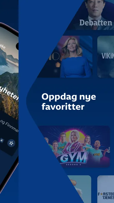 Capturas de tela do NRK TV
