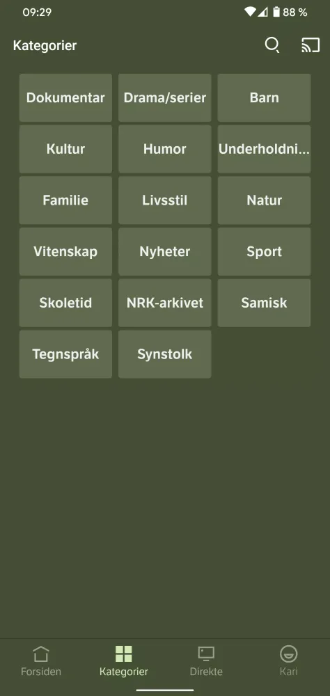 NRK TV Screenshots