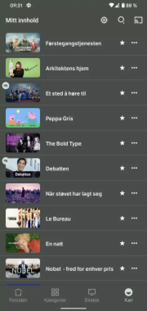 NRK TV Screenshots