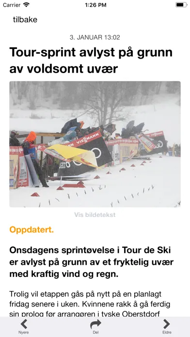 NTB Nyheter Screenshots