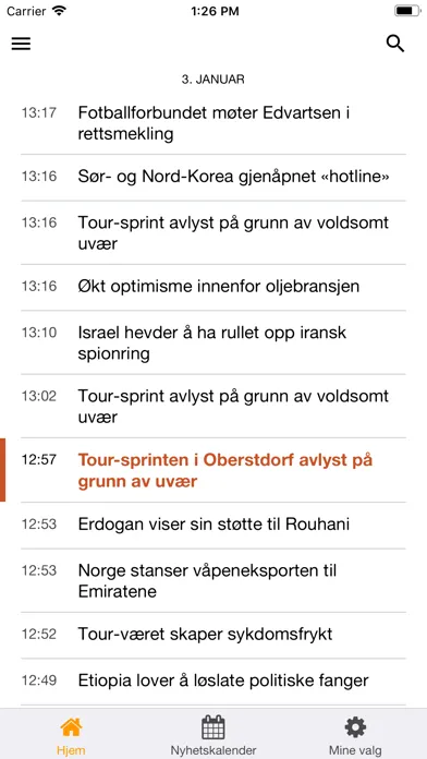 NTB Nyheter Screenshots