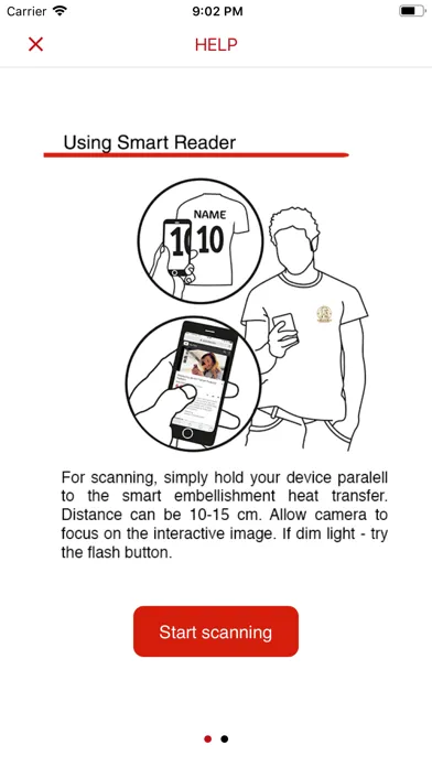 Captures d'écran de Avery Dennison Smart Reader