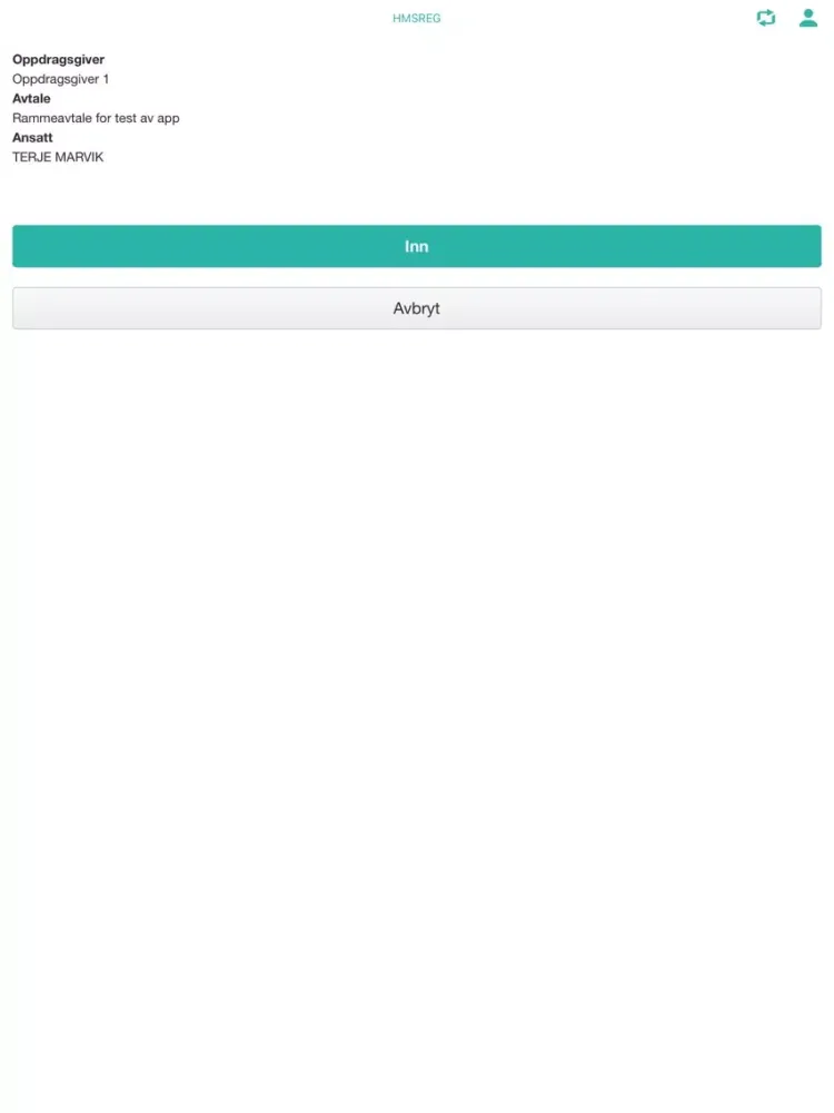HMSREG iPad  Screenshots