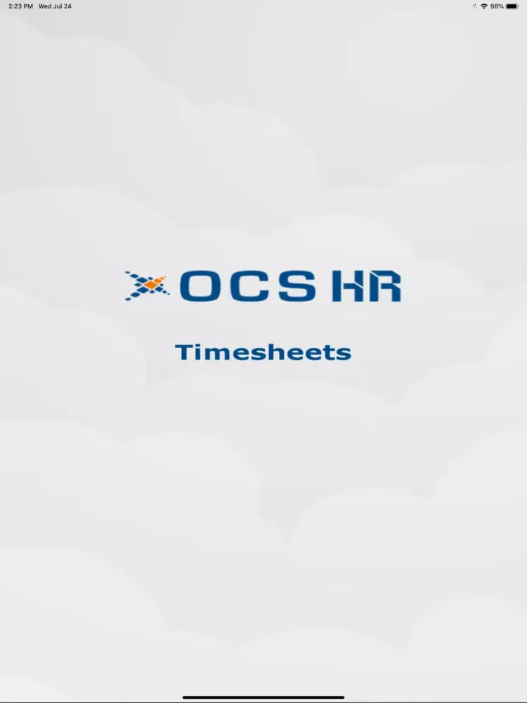 OCS HR Timesheets iPad  स्क्रीनशॉट