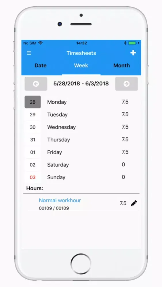OCS HR Timesheets स्क्रीनशॉट