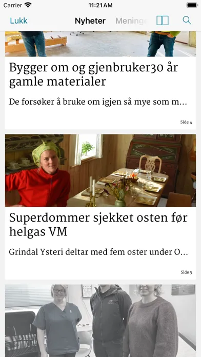 Zrzuty ekranu OPP eAvis