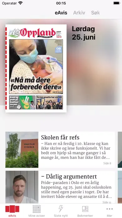 صور Oppland Arbeiderblad eAvis