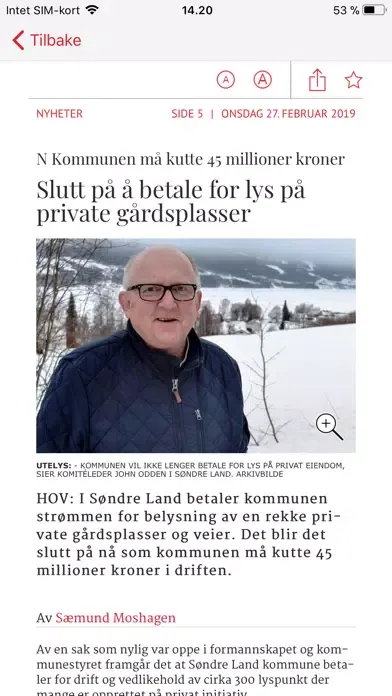 صور Oppland Arbeiderblad eAvis