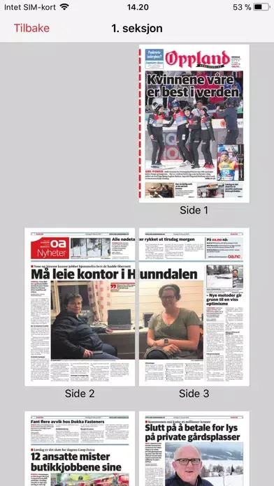 صور Oppland Arbeiderblad eAvis